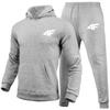 Comfortable Men's High Quality Sportswear Hoodie + Pants Suit Casual Sweatshirt Set