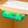 1 Set Under Desk Storage Box Pull-out Storage Transparent Practical Self-Adhesive Under Desk Drawer Home Use
