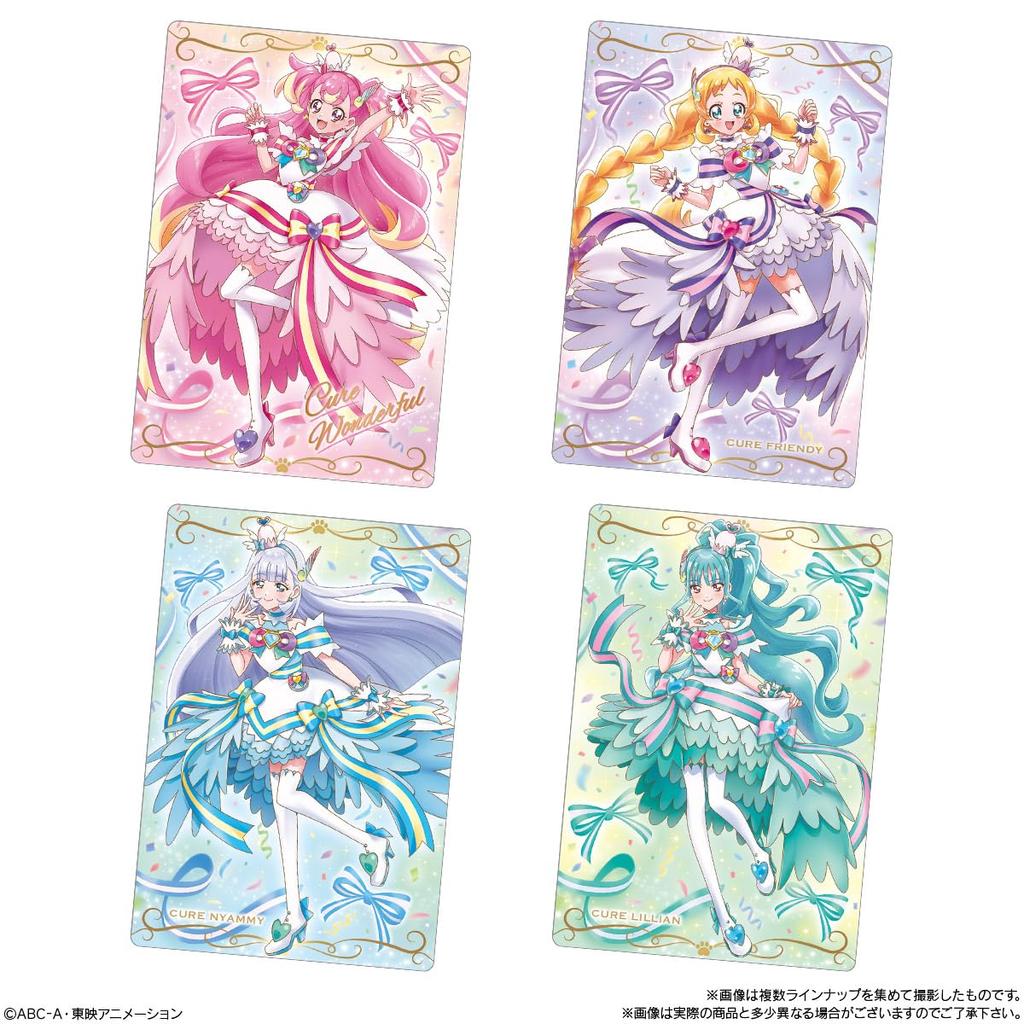 Bandai PreCure Karta Oplatky 10 Cukroví (20 kusů) hračky/oplatky (pečené cukroví) (Řada PreCure)