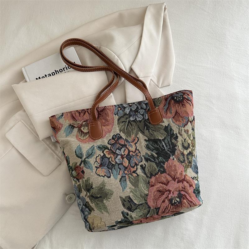 

Проста та модна жіноча сумка через плече 2024 весна нова портативна сумка під пахву модна нова сумка-тоут великої місткості червоний