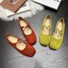 Fashion New Fashion Women's Spring Women Ballet Flats Shallow Butterfly-knot Shoes Casual Soft Sole Women's Leather Shoes Zapatos Mujer