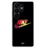 Phone Case - MANIACASE - Samsung Galaxy S26 Ultra - Silicone TPU - Black - Nike Colorful Logo