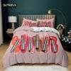 Fashion Sleep Bedding Collection Makeup Cosmetic Theme Bedspread Cover Polyester Perfume Lipstick Nail Polish Brush Print Pattern Quilt Cover King