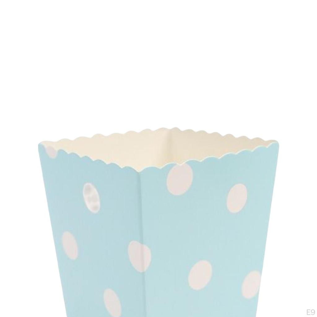Set mit 10 Popcorn-Geschenkboxen Karton Süßigkeitenbehälter Partys Mini-Papierbehälter