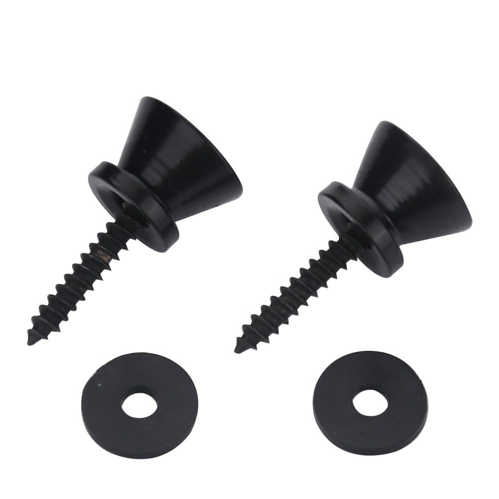 Strap Pins Guitar Neck Strap Holder Guitar Strap Locks Strap Locks Steel for Electric of Gold/Silver/Black Guitar/Acoustic Guitar/Classical