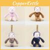 Plush Toy Monkey Keychain With Soft Pp Cotton Filling For Kids Gift Bag Decor
