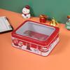 Trick or Treat Pattern Print Baking Cookies Box Christmas Tin Box Popular Packing Case