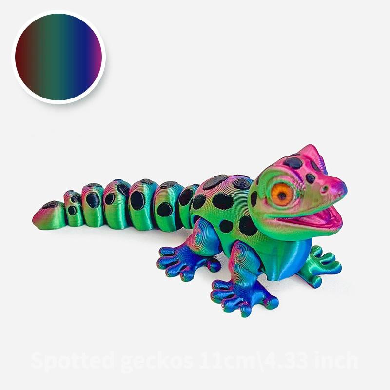 Multi-joint Movable 3D Printed Animals Mini Cute Sensory Toy Funny Home Accessories Kids Gift