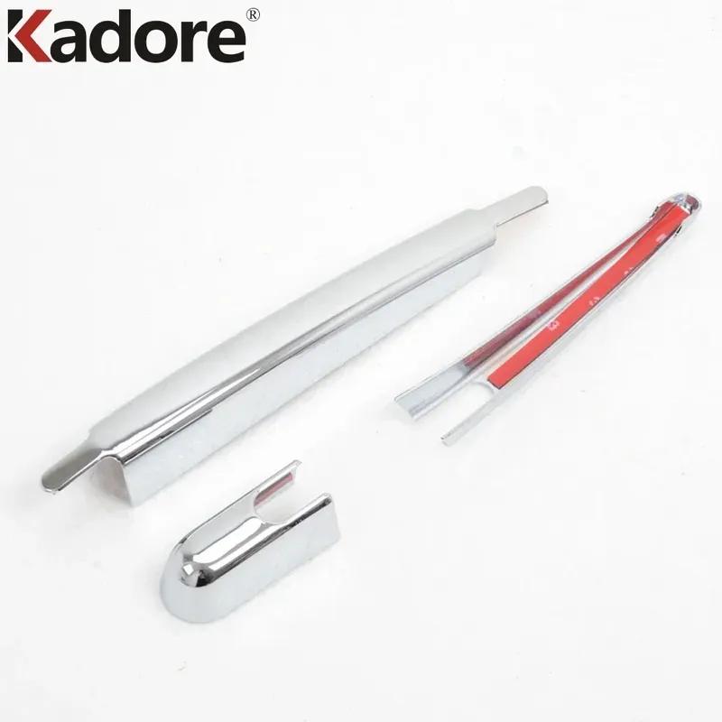 For Nissan Qashqai J11 2014-2016 2017 2018 Chrome Car Rear Window Wiper Cover Trim Tail Windshield Wipers Arm Blade Accessories