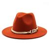 Pălărie de top cu boruri largi, simplă, biserică, derby, Panama, pălărie din pâslă solidă, bărbați, femei