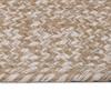 Tapis de zone - MAISON EXCLUSIVE - 200 x 290 cm - 100% jute - Naturel et blanc - Rectangulaire