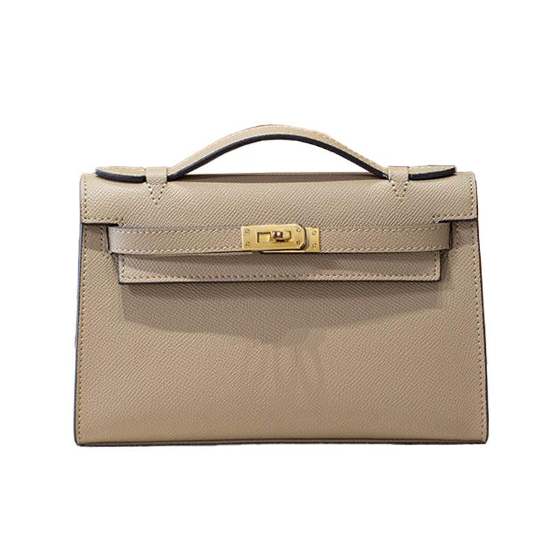 Premium-Handtasche mit Palmenmuster, genarbtes Leder, Damen-Handtasche, Mini-Handtasche, Mode, vielseitig, Umhänge-Tasche