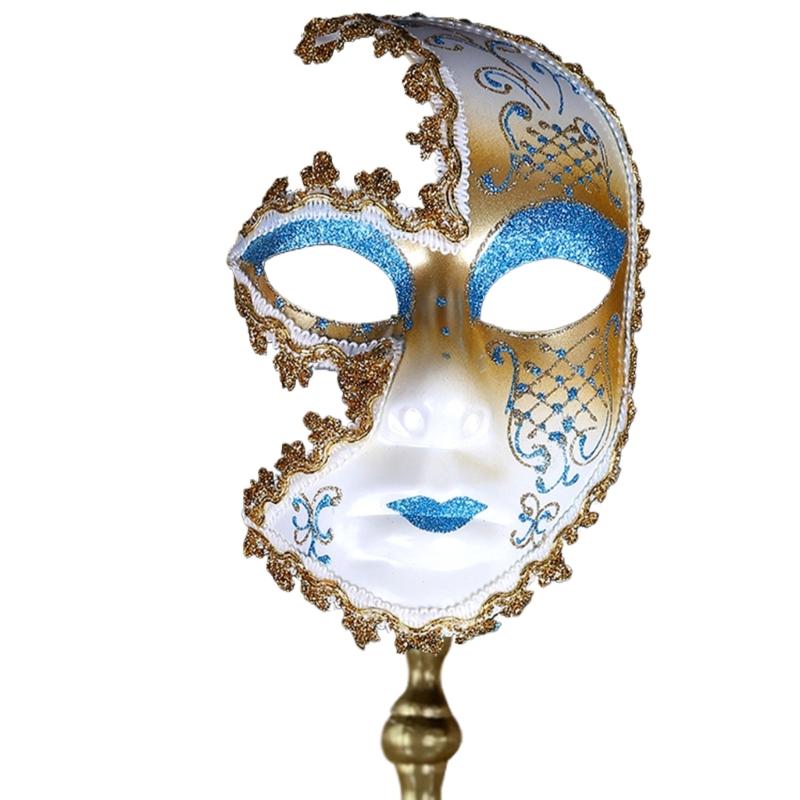 Masquerade Mask Halloween Cosplay Half Face Mask Masquerade Half Mask for Halloween Costume Masquerade Party Proms