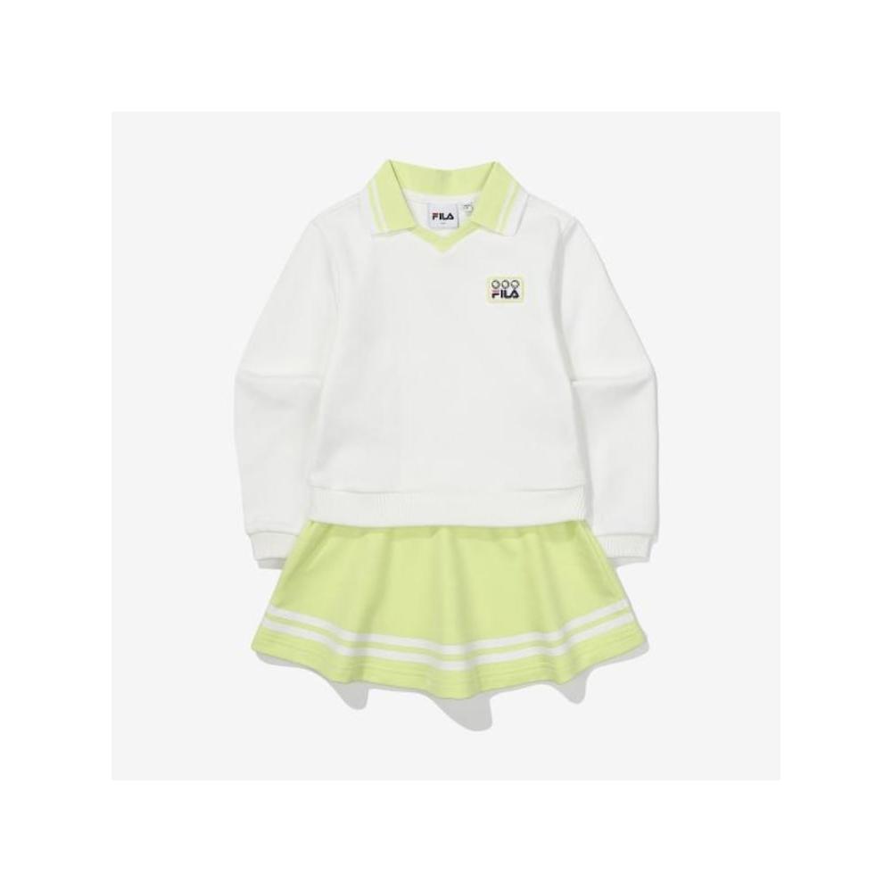 

[fila Kids] Tennis Heritage Dress Fk2opf1201f Ple q0zFk2opf1201fPle PALELIME/120