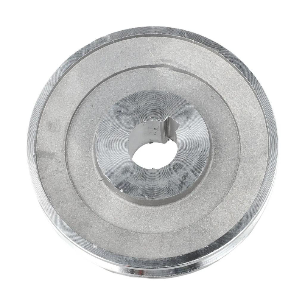 Pour les marchés internationaux Poulie de moteur en aluminium Poulie de type A Poulie pour montages mécaniques Diamètre de la poulie 97 mm Largeur de la clavette 8 mm