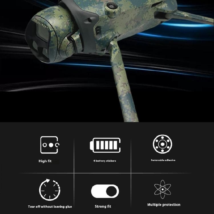 Artistic Customizable UAV Protecting Guard Skin Sticker Film Tear Resistant Coating For 4Pro Decals