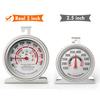 Oven Thermometer BBQ Baking  3-Inch Dial Classic Series  Stainless Steel  Kitchen Thermometer