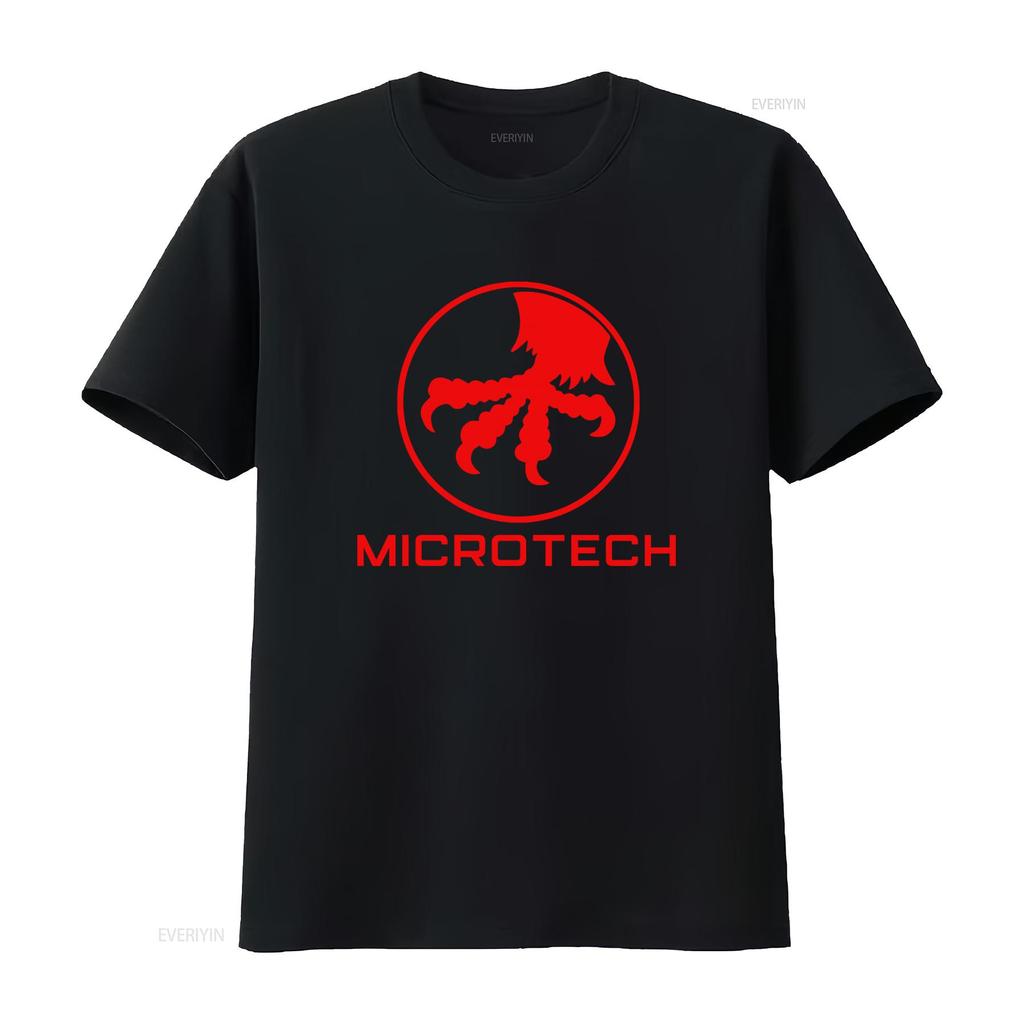 Microtech Knives Knife Tools Logo Black T Shirt for Men Size S 3XL Bold Red Design Comfortable Fit vintage Washed