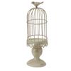 Klatka dla ptaków Świecznik Żelazny Vintage Odłączana Stabilna Podstawa Dekoracja Klatki dla Ptaków do Sypialni Restauracji S
