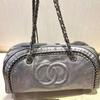 New Niche Denim Simple Bowling Underarm Chain Crossbody Portable Crossbody Bag Shoulder Bag Women's Bag