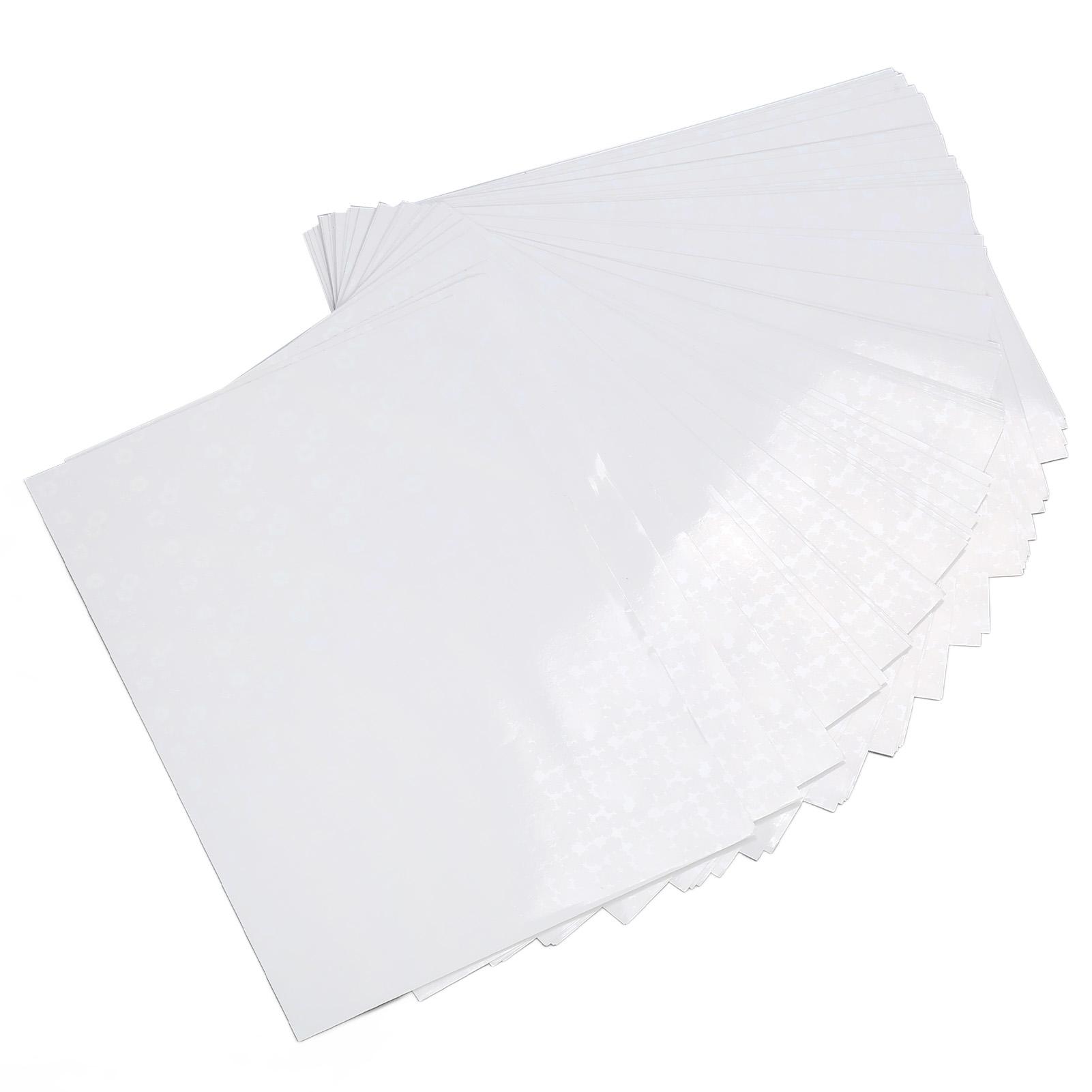 

50 шт. голографических ламинированных листов формата А4 с яркими цветами и сверкающими эффектами, голографические наклейки для