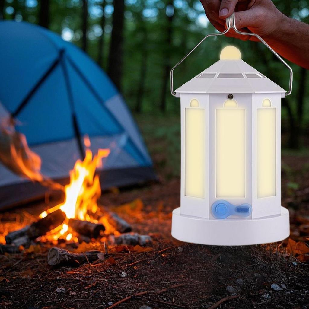Camping Lamp Waterproof Lamp Rechargeable Tent Light For Tent Night Outdoor Fishing Trip Hiking Picnic Gathering