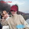 Embroidered Letter G Unstructured Baseball Cap With Sun Protection For Casual Summer Wear