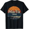 Marfa Texas Desert Sunset Graphic T-Shirt