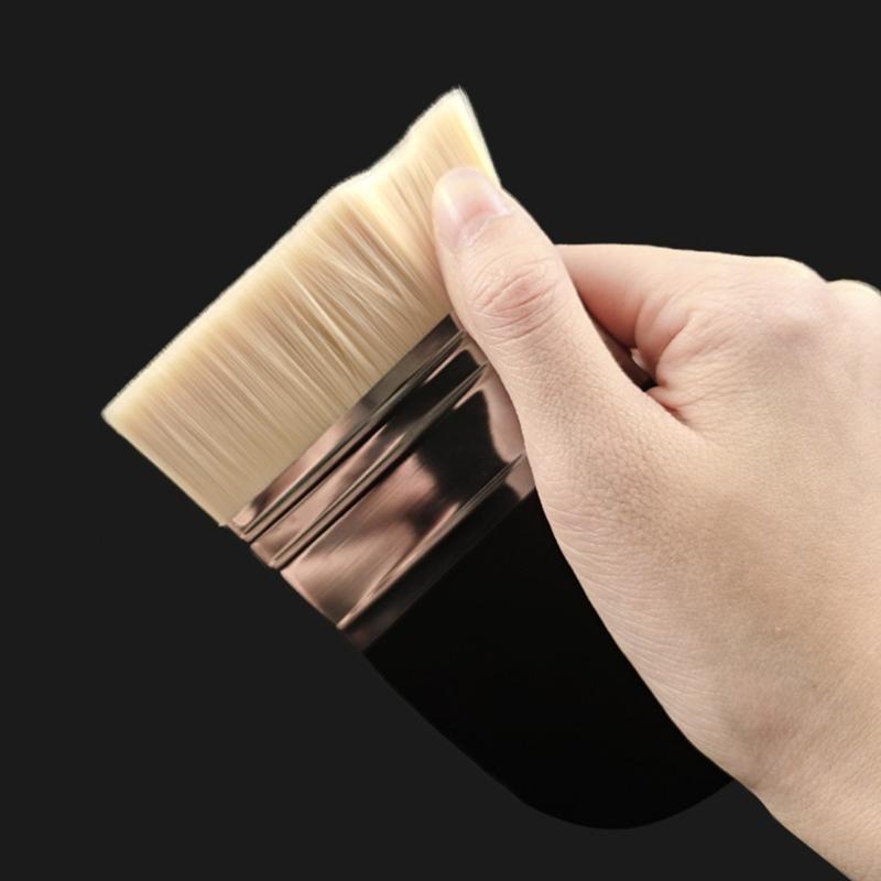 3 Pcs Wide Paint Brushes with Short Handle Painting Brush Flat Paddle Paint Brush Set for Oil and Acrylic Painting