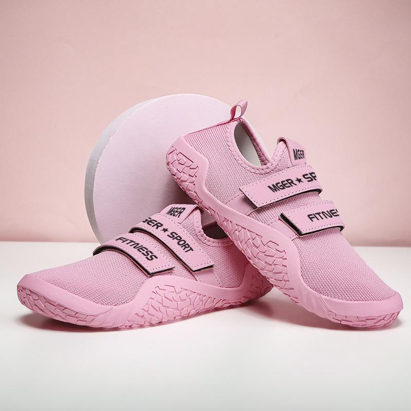 Latest Design Rubber Outsole Ladies Sport Sneakers Breathable Chunky Jogging Walking Barefoot Shoes