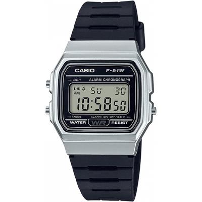 Men S Watch F 91wm 7ajh Black