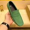 Fashion Fashion Men Casual Shoes Classic Male Loafers Handmade Suede Men's Moccasins Shoes Slip-On Flats for Man Handiness Driving Shoes