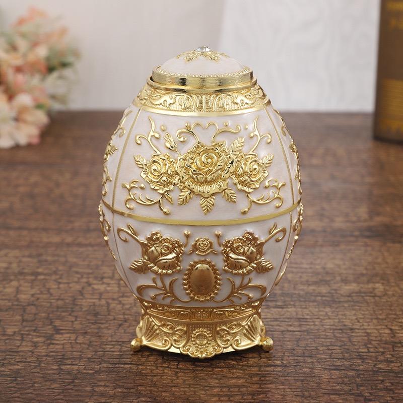 Automatic Push-Type Toothpick Box Engraving Rose Alloy Platinum Toothpick Organizer Holder European Style Decoration Unique Gift
