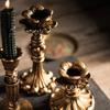 Retro Resin Candle Holder Antique Candle Holders Set Dining Room Table Top Decoration Wedding Decoration Photography Props