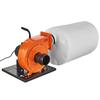 Dust Collector, 1HP 460 CFM Air Flow, Rolling Dust Collector with 21-Gallon Dust Collection Bag, 2.5 Micron Bag Filtration, Industrial Workshop Mobile