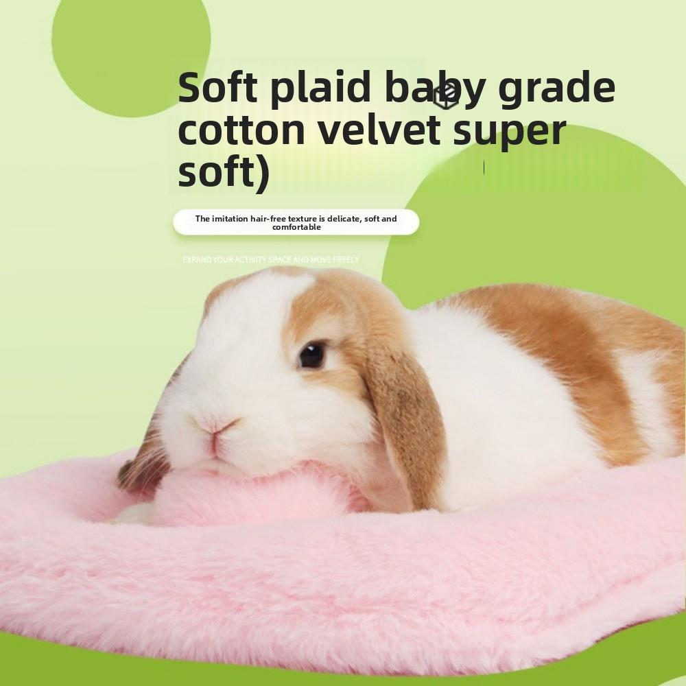 Warm Soft Rabbit Bed Mat Squirrel Bed Small Pet Nest New Hamster House  Winter