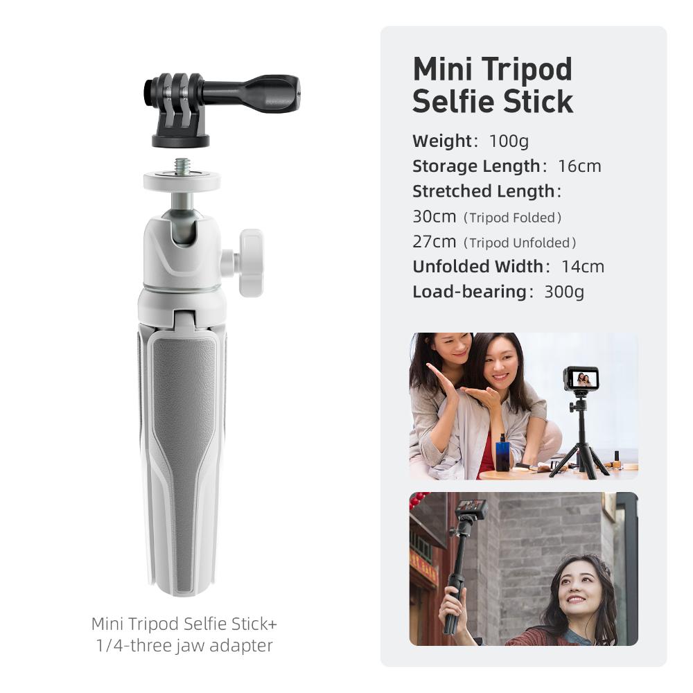 2-in-1 Selfie Stick Tripod for Insta360/DJI Osmo Action Action Camera Accessories