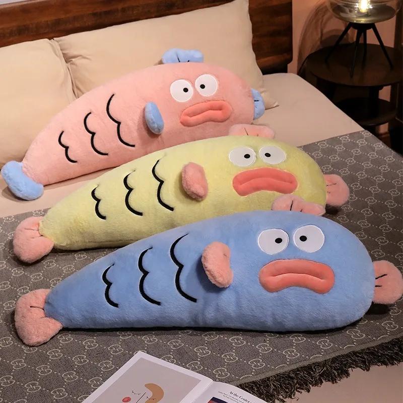 Hangyodon Pillow Cartoon Anime Character Accessories Soothing Doll Pillow Home Children Plush Doll Kawaii Gift