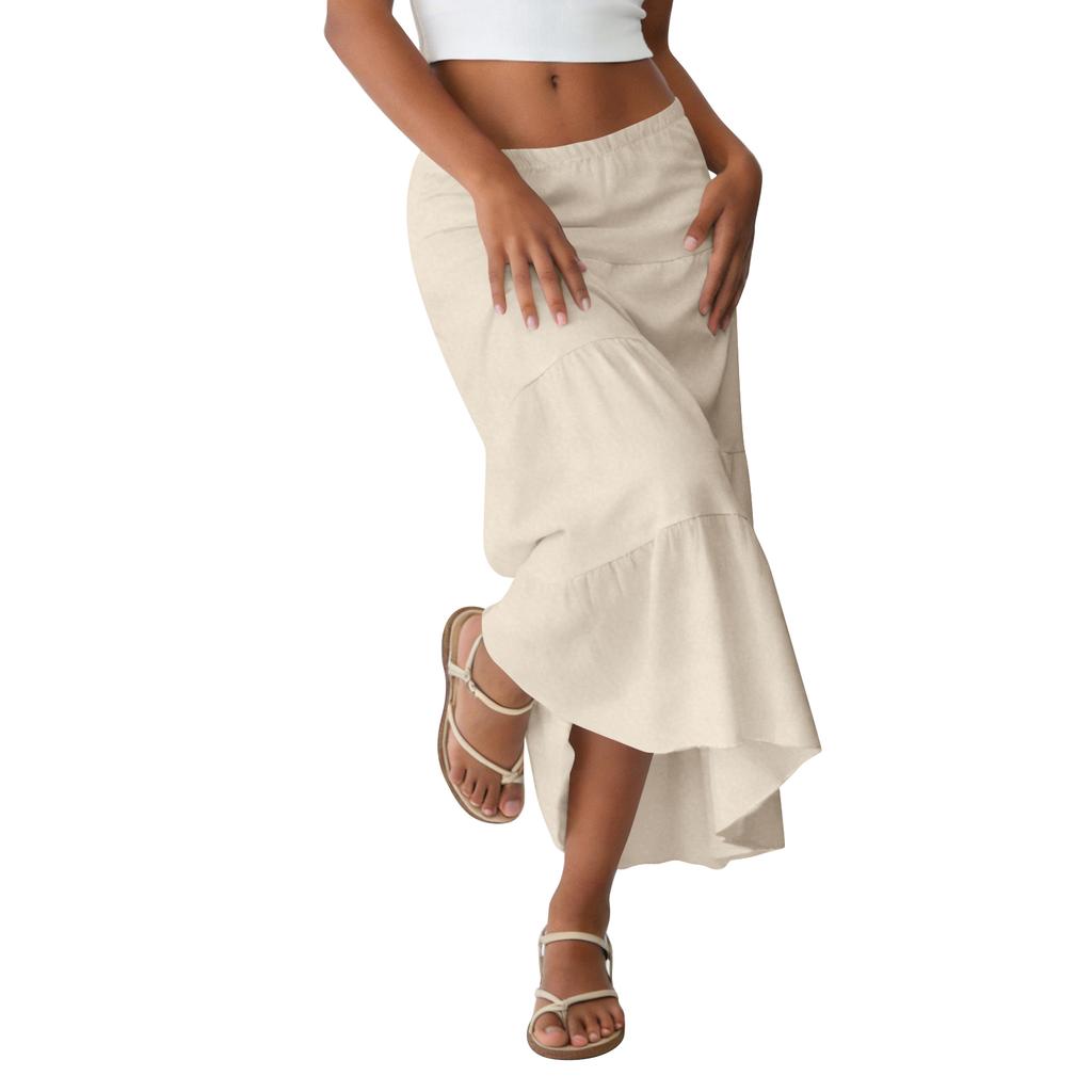 Moda Casual da Donna - Gonna Midi Colorata