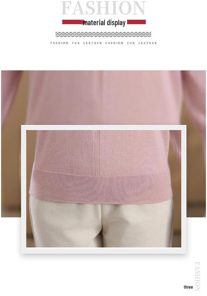 Spring Long-Sleeved T-shirt for Middle-aged Women - Stylish Base Layer for 50s & 60s