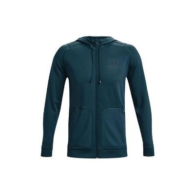 Rush Series Logo Print Sportlicher Hoodie Jacke Herren Tops Hellgrau Blau 1367770-413