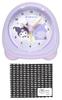 Sanrio Analoger Schreibtisch-Wecker Onigiri-Wecker mit frecher Kuromi Uhr, Uhr, Uhr, Licht, (Uhr, Rutschfeste Matte)