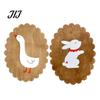 Photography Setting Props Rustic Wooden Wall Stickers, Nordic Rabbit Goose Decor, Cute Forest Animal Decor Art for Kids Bedroom Nursery Prop