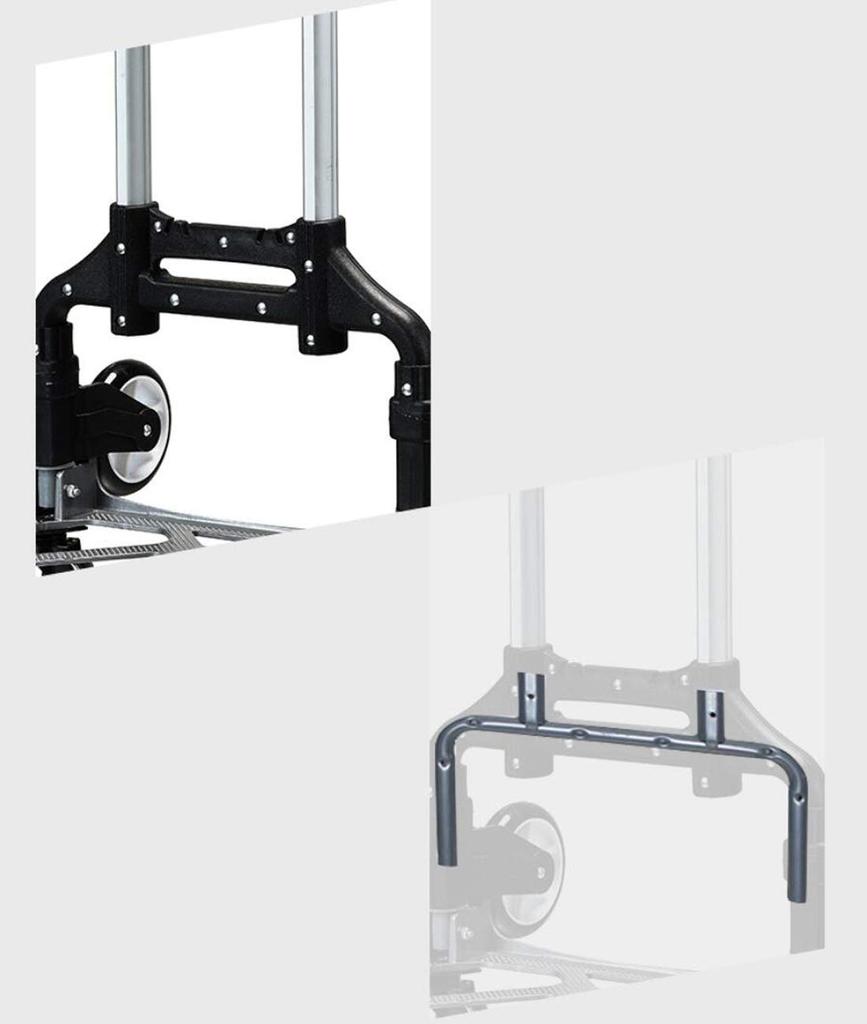 Carry Hand Aluminum Transport 2 Wheel Carry Height Load Capacity Comes with 2 Fixed Ropes Cart, Carry, Trolley, Carry, Folding, Cart, Adjustable,