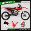 MCHMFG  Team Graphics Backgrounds Decals Stickers Kit For   RIEJU MR 300 Number Name ize 004