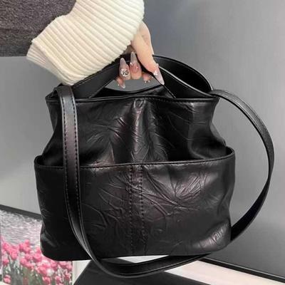 Borsa a Mano Morbida in Pelle da Donna per il Pendolarismo, l'Uso Quotidiano e lo Shopping