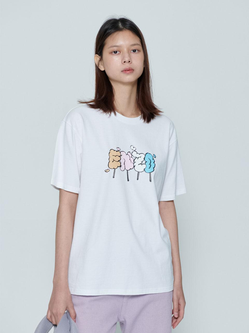 Enzo Blues Balloon T-Shirt (White) F