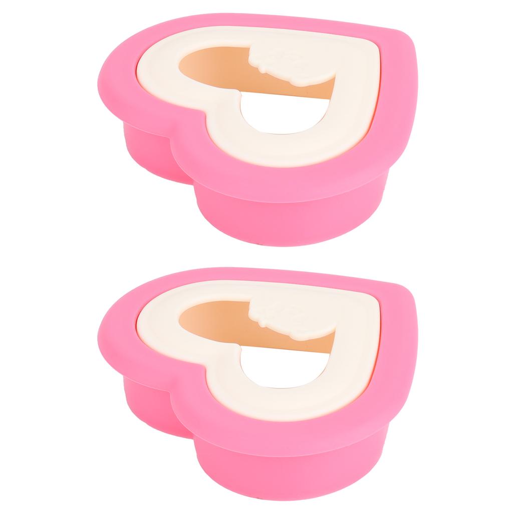 2PCS Sandwich Cutter Bread Mold Heart Shape Cookie Maker Bread Mold for Kids and Family Kitchen Tools