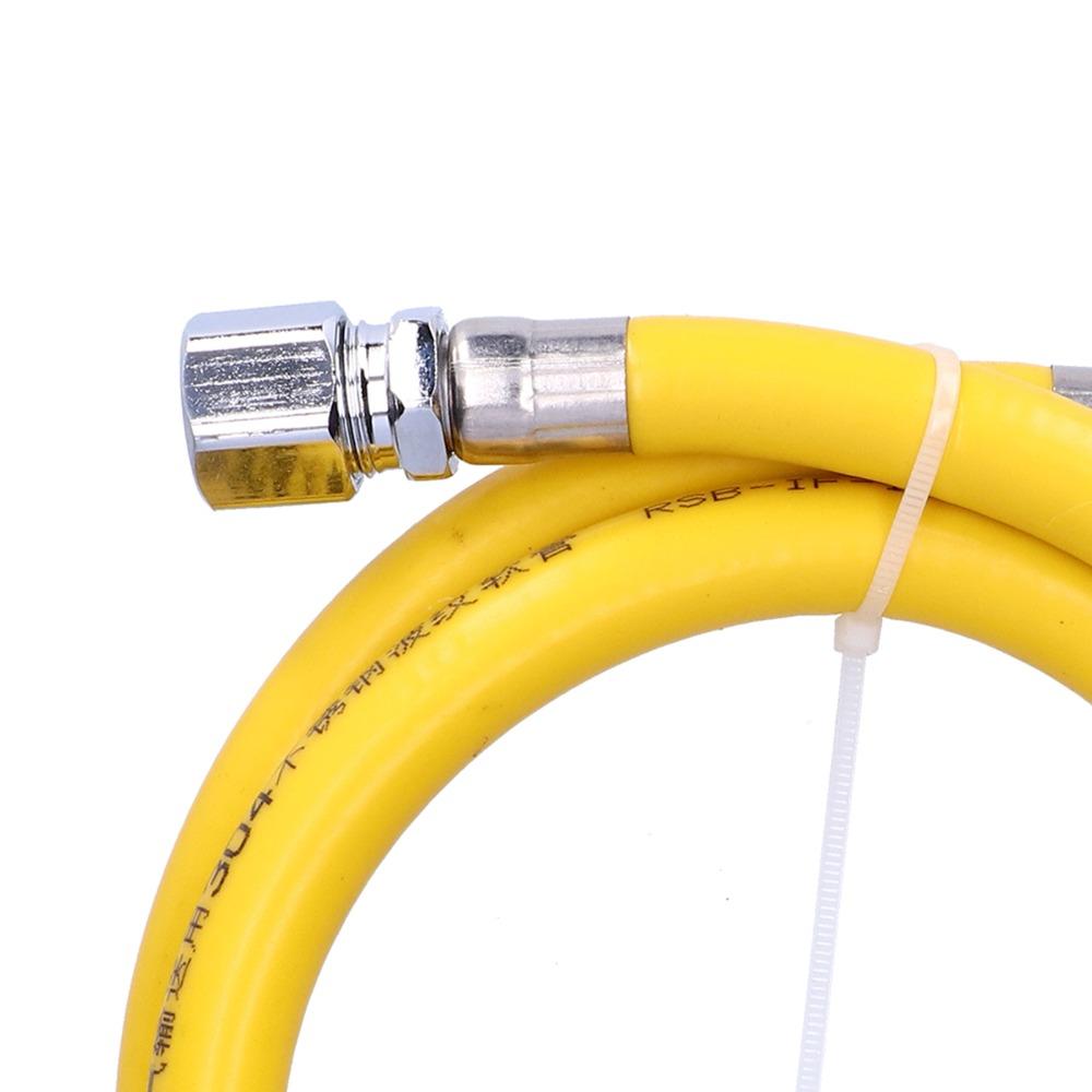 Flexible Braided, Gas Hose Yellow Dryer Gas Hose Daily Home Gas Equipment Replacement