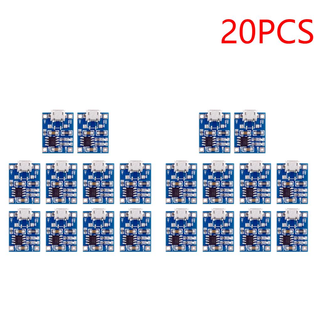 1-20PCS Type-c/Micro/Mini USB 5V 1A 18650 TP4056 Lithium Battery Charger Module Charging Board With Protection Function Li-ion